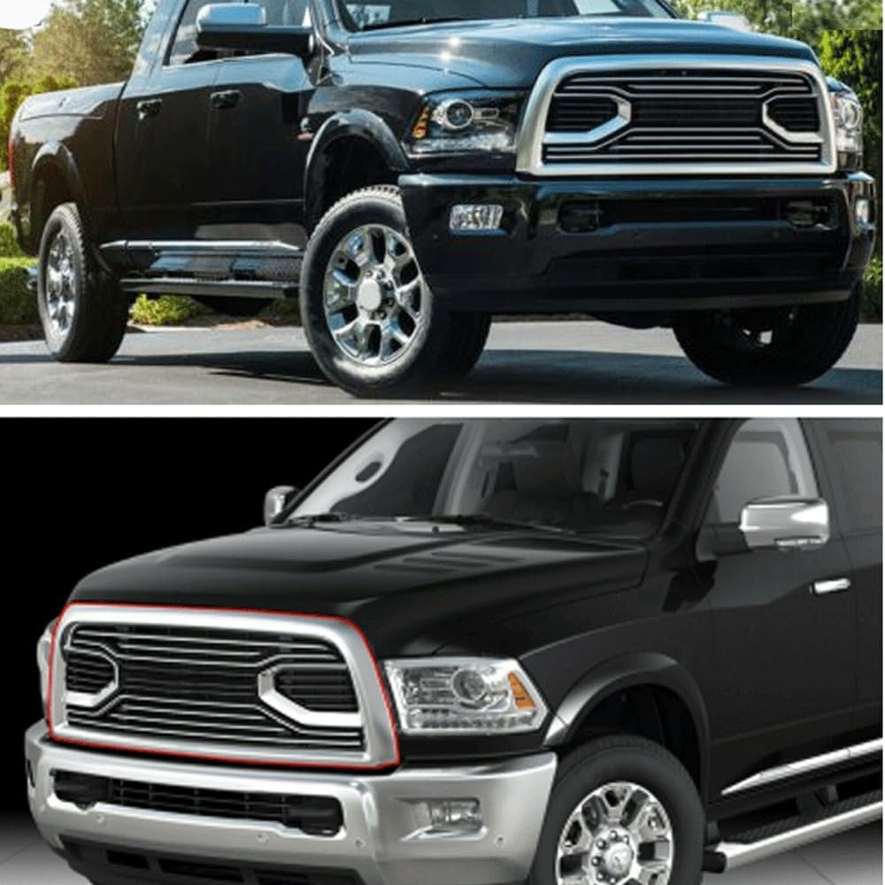 Car Upper Bumper Hood Mesh Grid for Dodge RAM 2002-2005