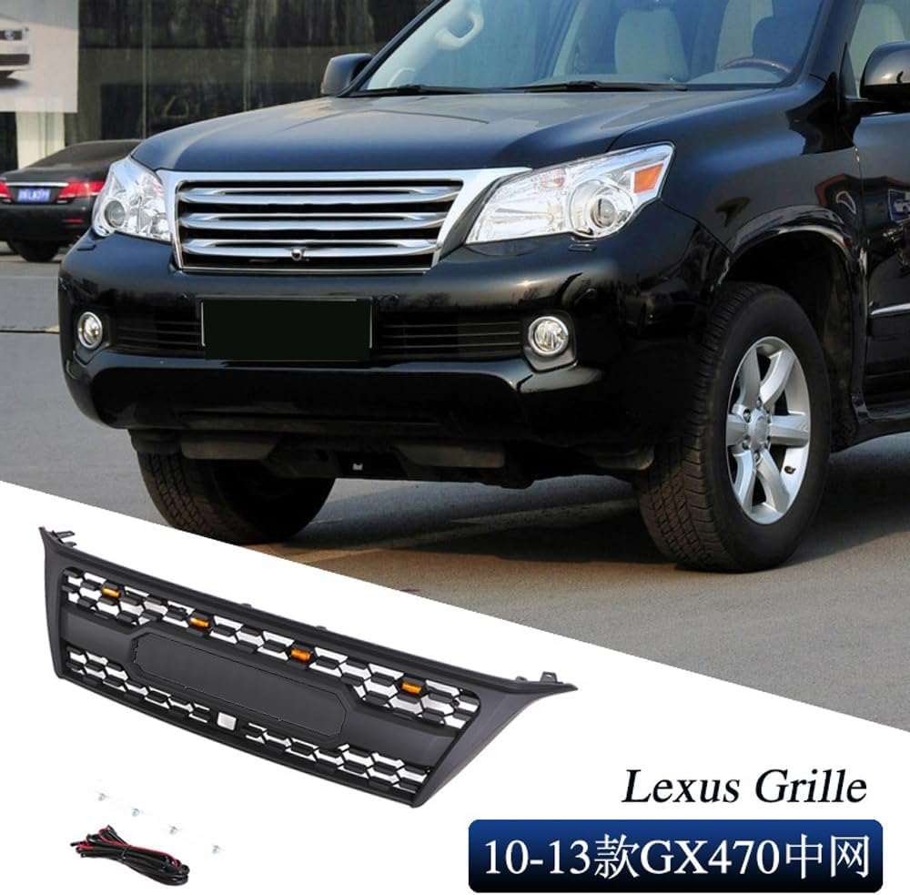 Car Upper Bumper Hood Mesh Grid for Lexus GX470 2010-2013