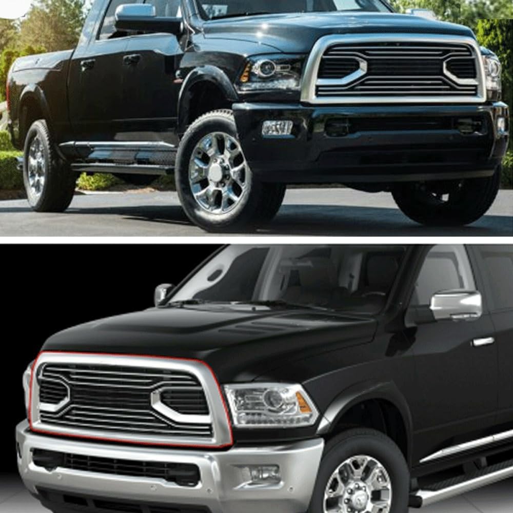 Car Upper Bumper Hood Mesh Grid for Dodge RAM1500 2009-2013