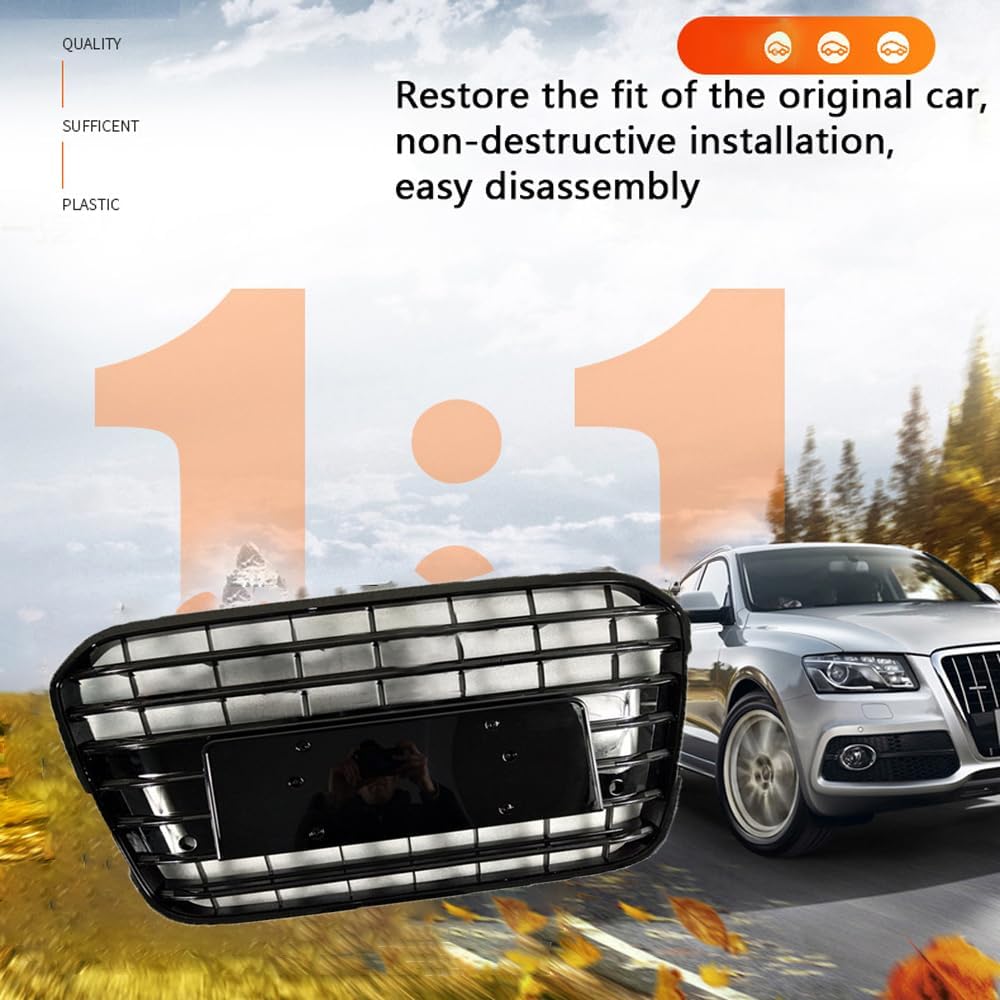 Car Upper Bumper Hood Mesh Grid for Audi A6L S6 2012-2015