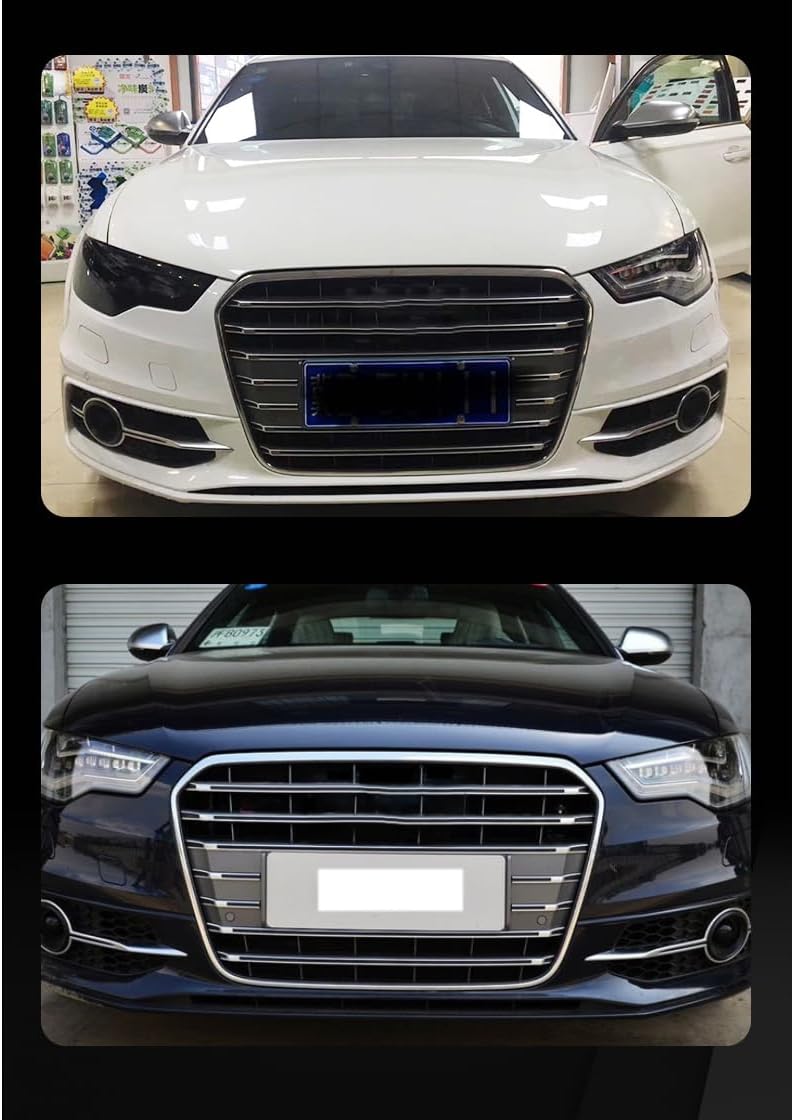 Car Upper Bumper Hood Mesh Grid for Audi A6L S6 2012-2015