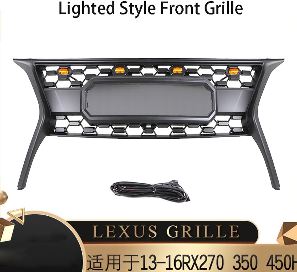Car Upper Bumper Hood Mesh Grid for Lexus RX270 350 450H 2013-2016