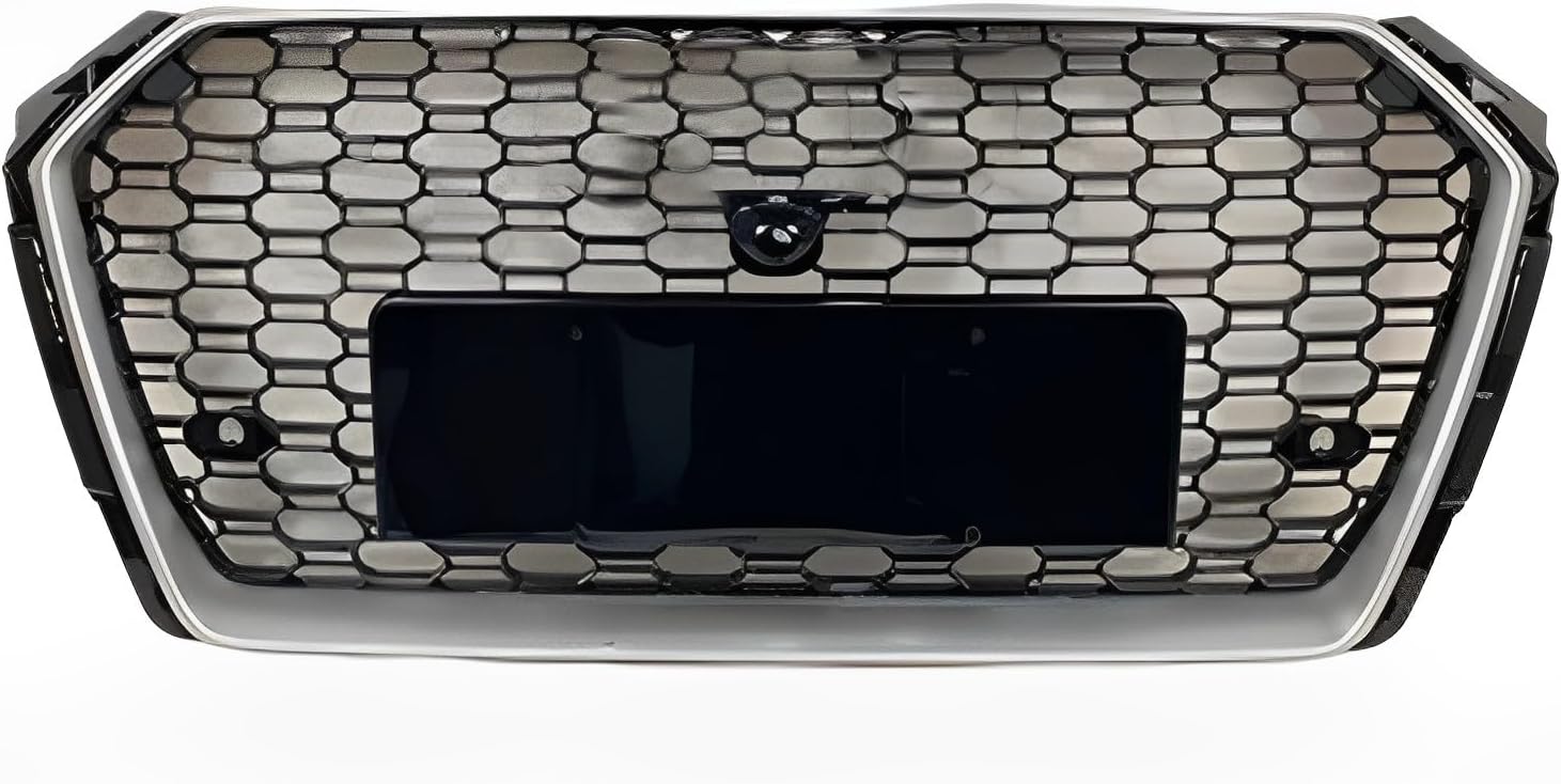 Car Upper Bumper Hood Mesh Grid for Audi A4L RS4 2017 2018 2019 A4