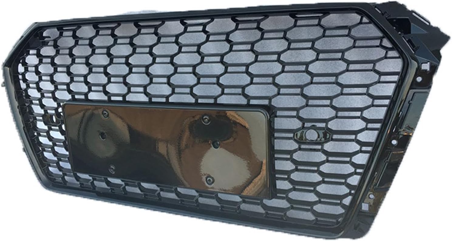 Car Upper Bumper Hood Mesh Grid for Audi A4L RS4 2017 2018 2019 A4 RS4