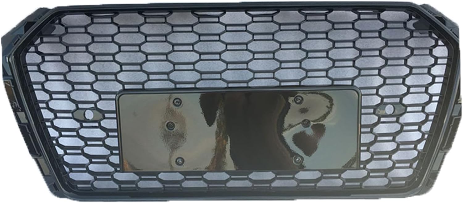 Car Upper Bumper Hood Mesh Grid for Audi A4L RS4 2017 2018 2019 A4 RS4