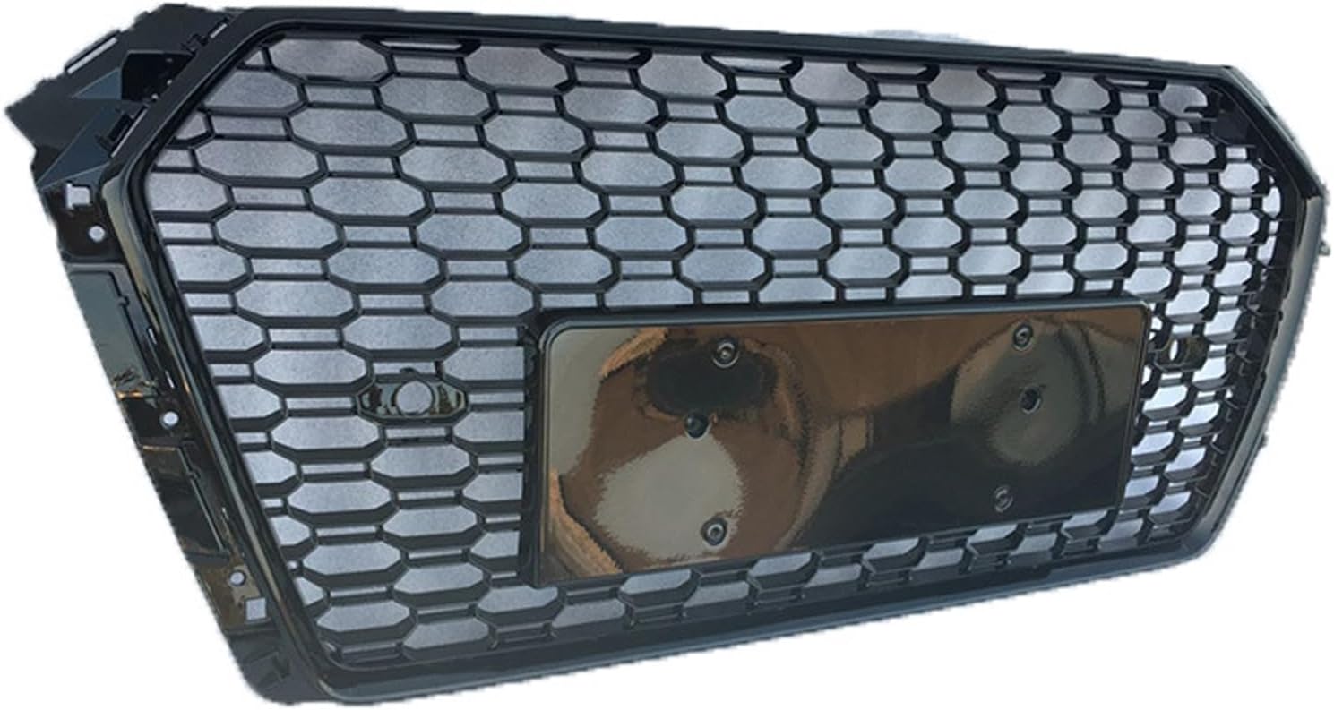 Car Upper Bumper Hood Mesh Grid for Audi A4L RS4 2017 2018 2019 A4 RS4
