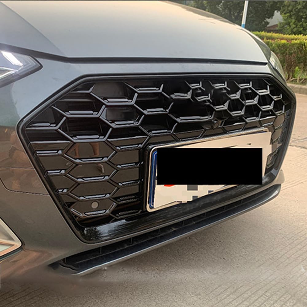 Car Upper Bumper Hood Mesh Grid for Audi A4 S4 2020 2021