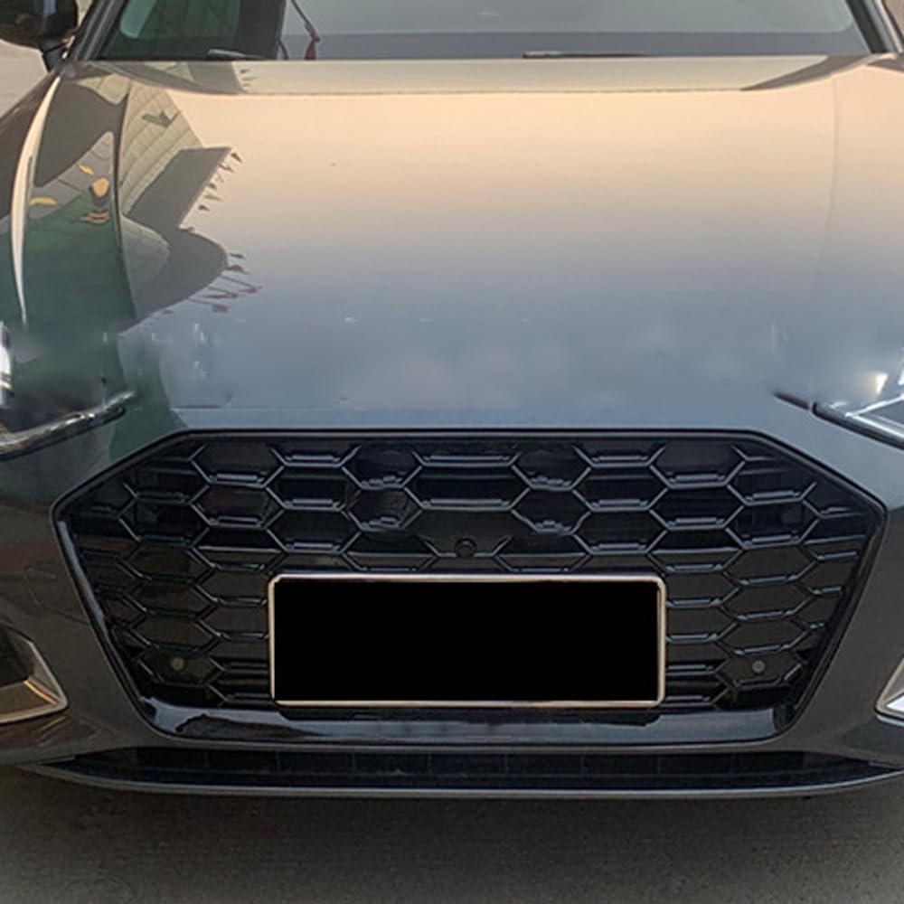 Car Upper Bumper Hood Mesh Grid for Audi A4 S4 2020 2021