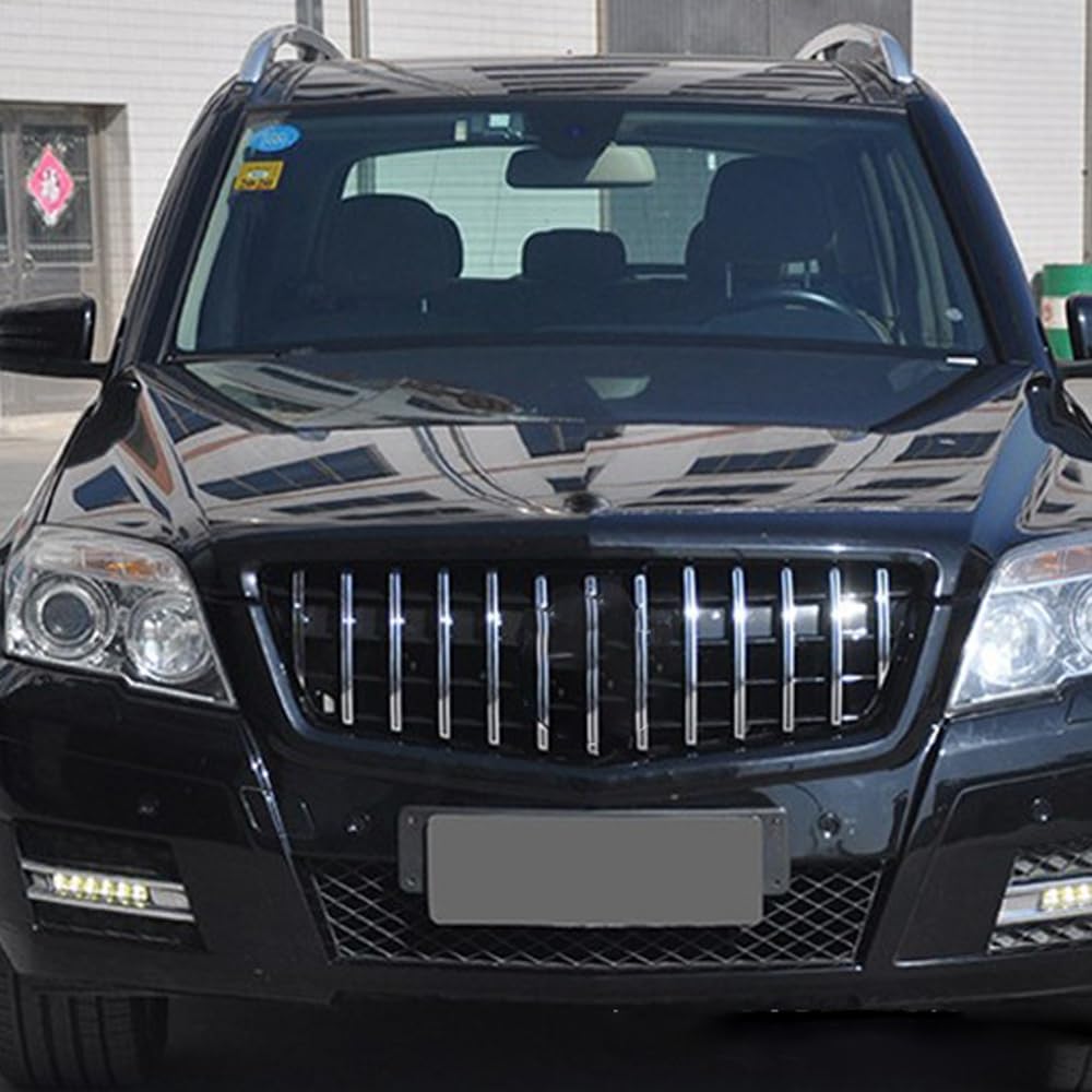 Car Upper Bumper Hood Mesh Grid for Bench 2008-2015 X204 GLK260 GLK300 GLK350 GT