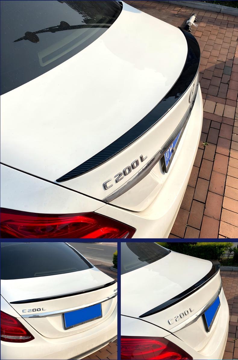 Car Rear Spoiler for Mercedes-Benz C-Class W205, C180, C200, C260, 2015+