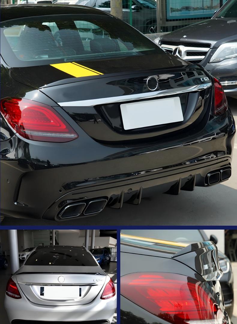 Car Rear Spoiler for Mercedes-Benz C-Class W205, C200, C260, C300, C43, C63 (2015-2021)