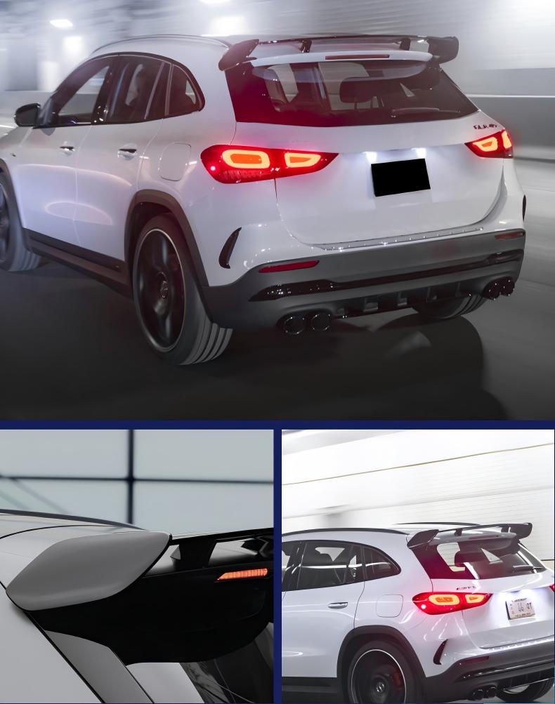 Car Rear Spoiler for Mercedes-Benz GLA180, GLA200, GLA35, GLA45, AMG H247 2020+