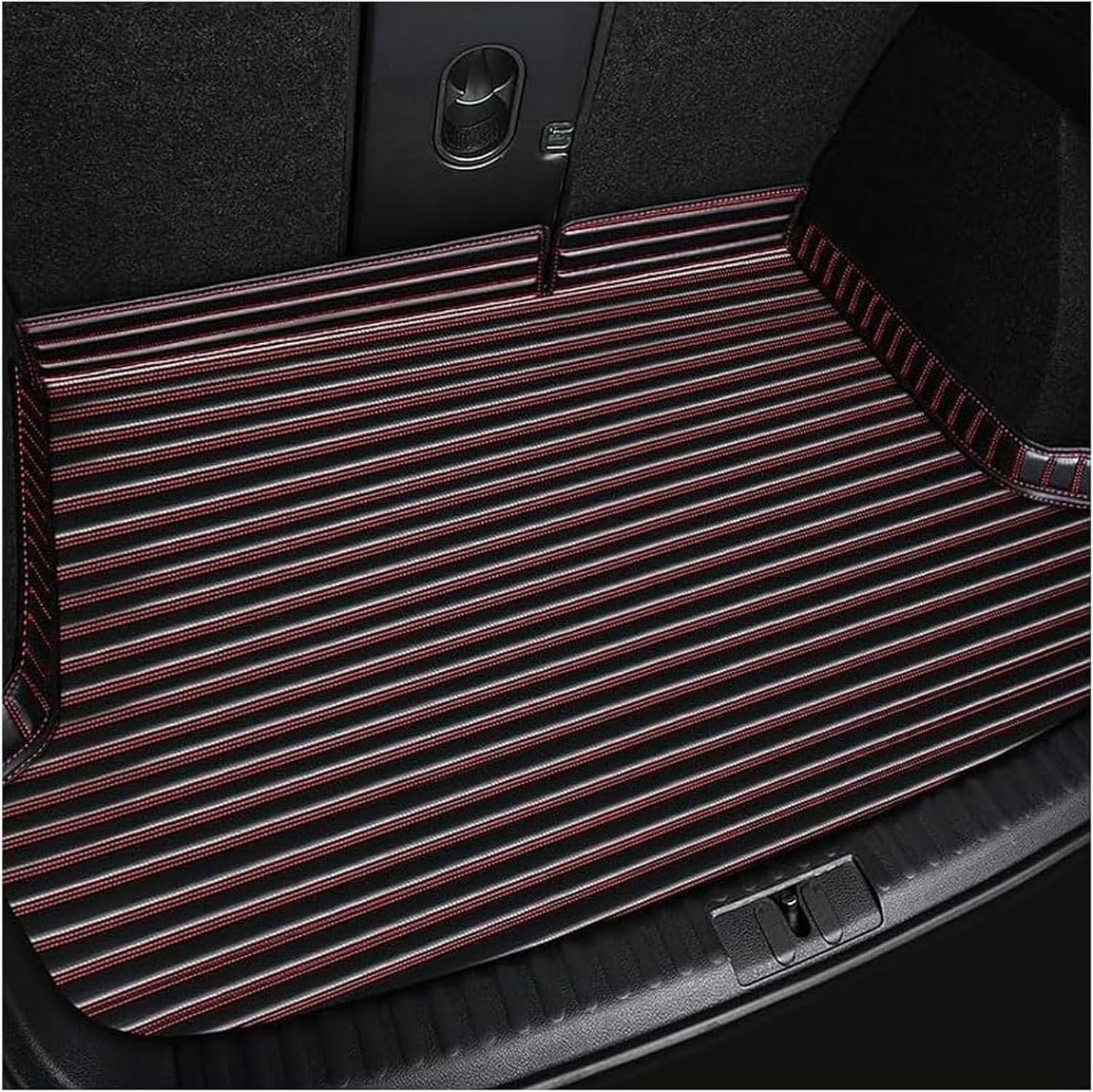 Custom horizontal stripe raised lip cargo liner for all Landrover models