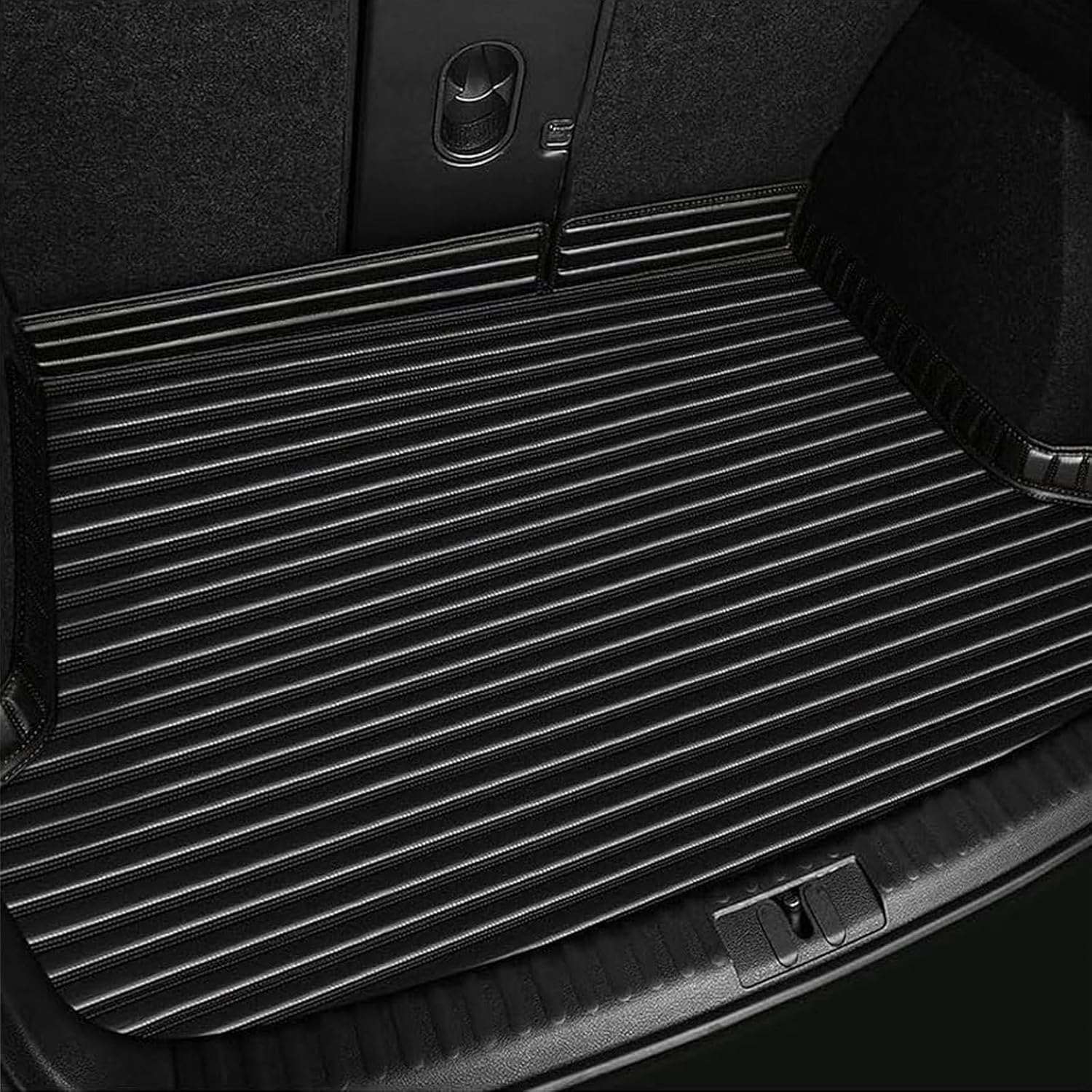 Custom horizontal stripe raised lip cargo liner for all Landrover models