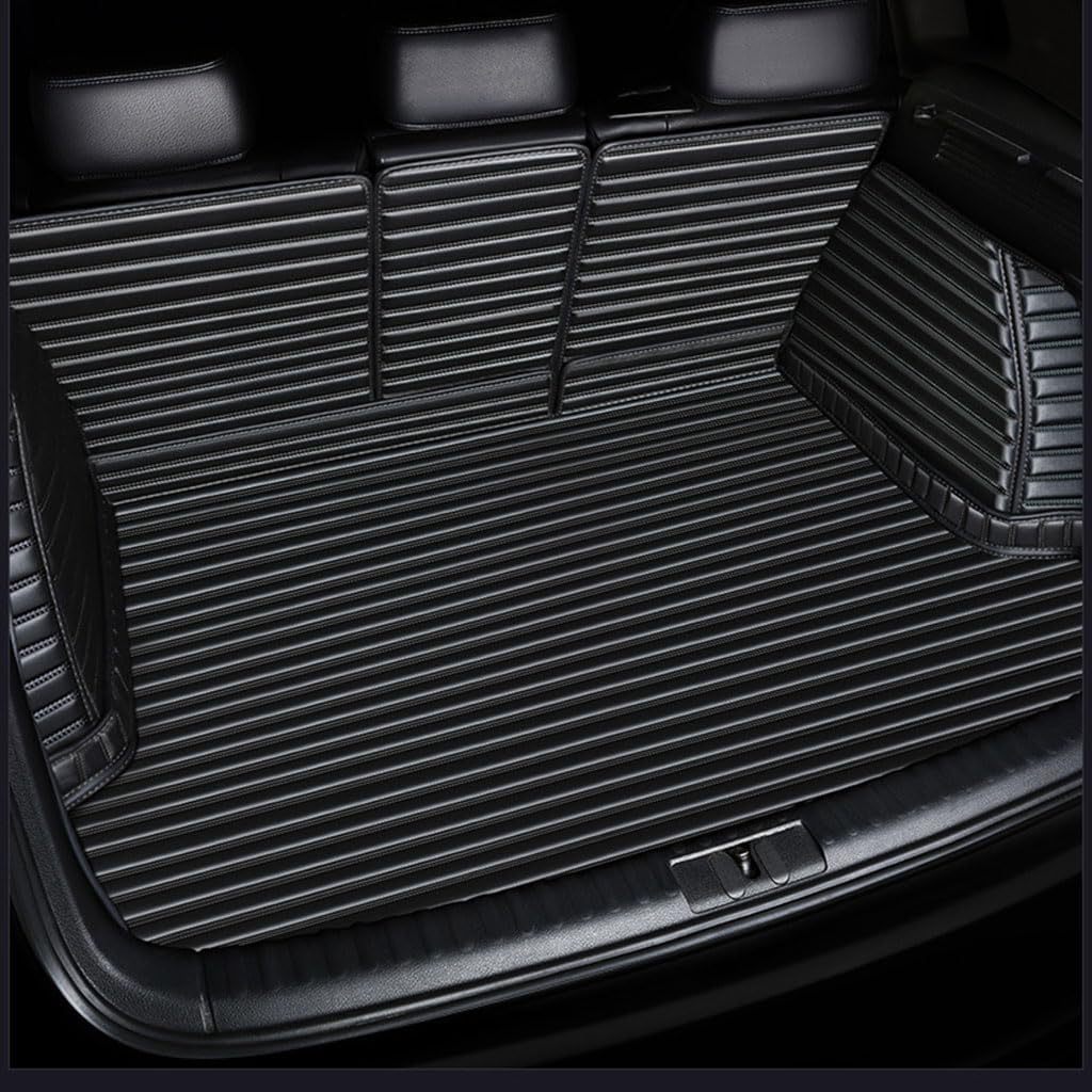 Custom horizontal stripe full coverage cargo liner for all Tesla models