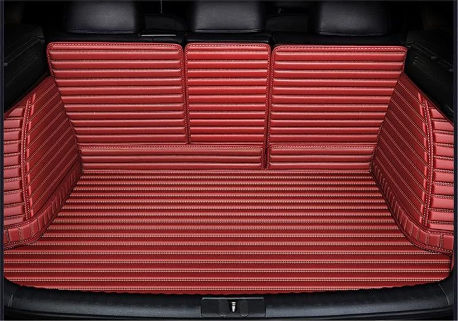 Custom horizontal stripe full coverage cargo liner for all Tesla models