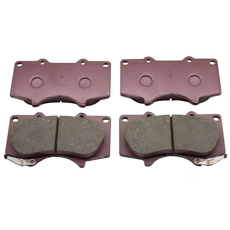 Brake pads are compatible for Mitsubishi 4M41 and Toyota 1KD-FTV 1KZ-TE (04465-0K090)