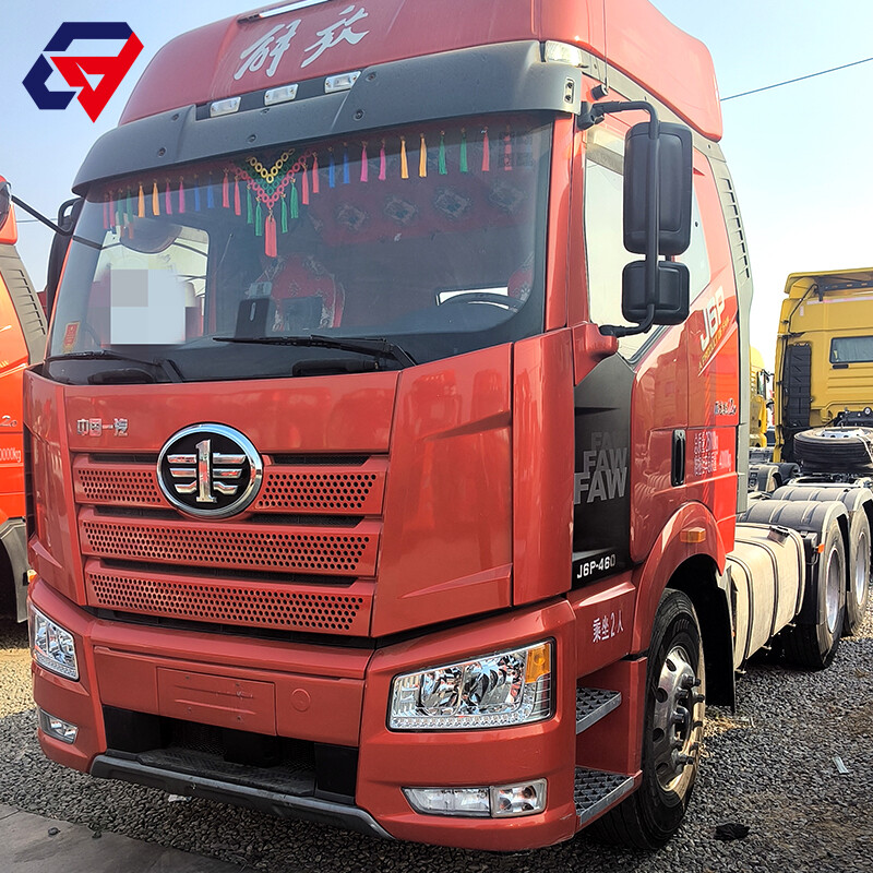 شاحنة جرار FAW Jiefang J6P الثقيلة 460 حصان 6x4 مع عجلة القيادة على اليسار