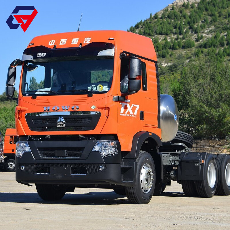 هاوو TX7 شاحنة ثقيلة 480 حصان 6x4 جرار غاز طبيعي مسال