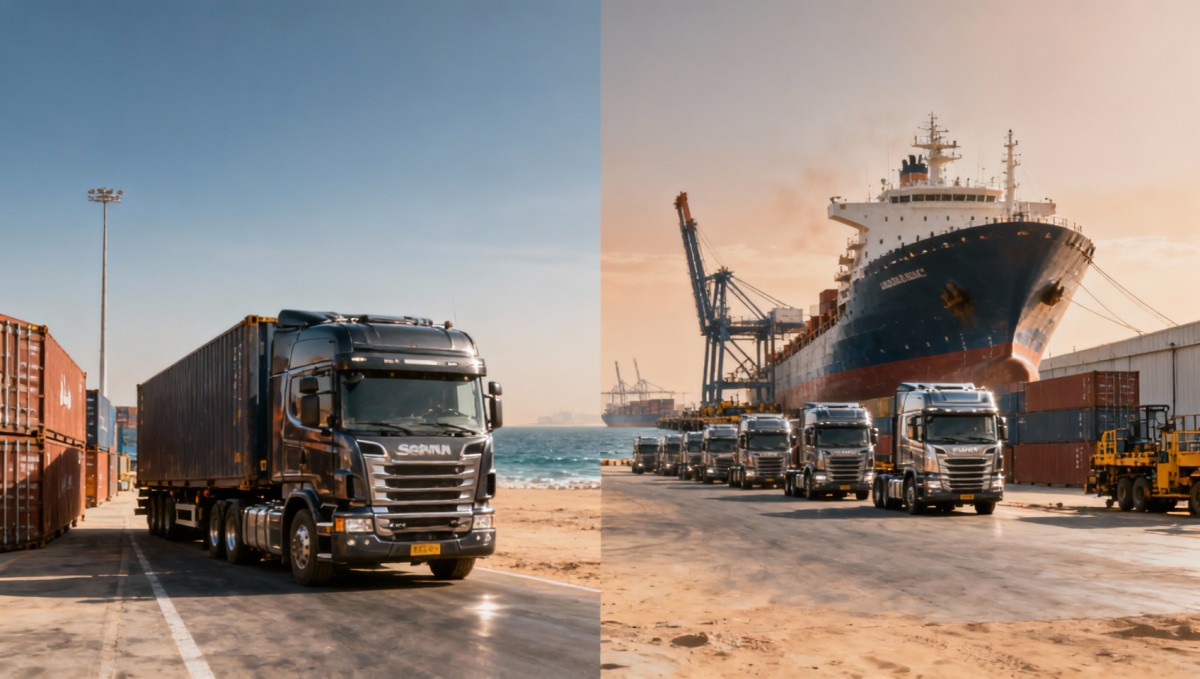يؤدي اضطراب البحر الأحمر إلى إطالة مهلة توريد الشاحنات من الصين إلى الشرق الأوسط