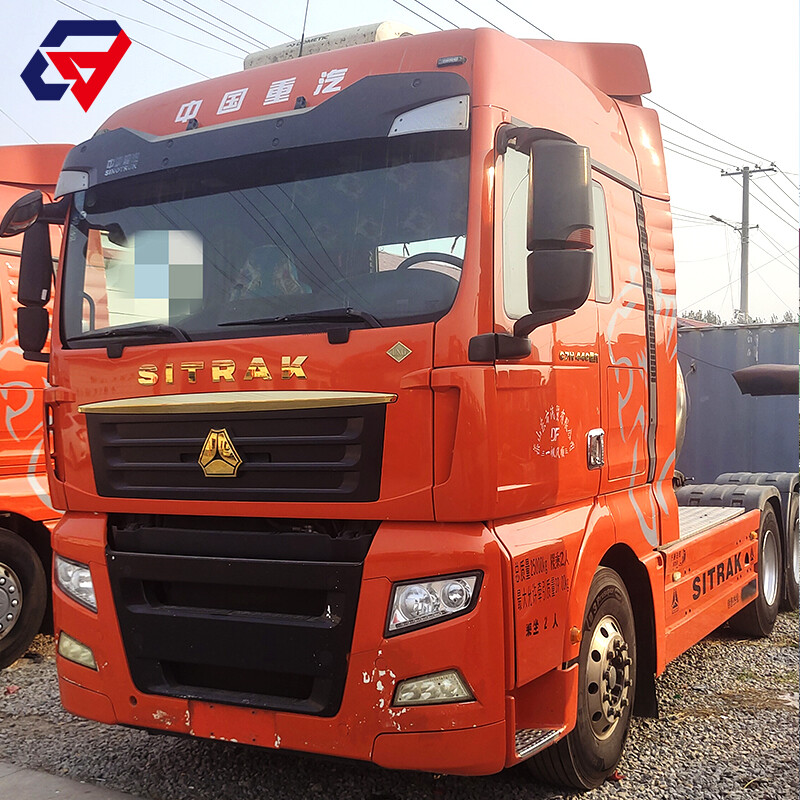 Sinotruk C7H Camion Lourd 440HP 6x4 Tracteur GNC