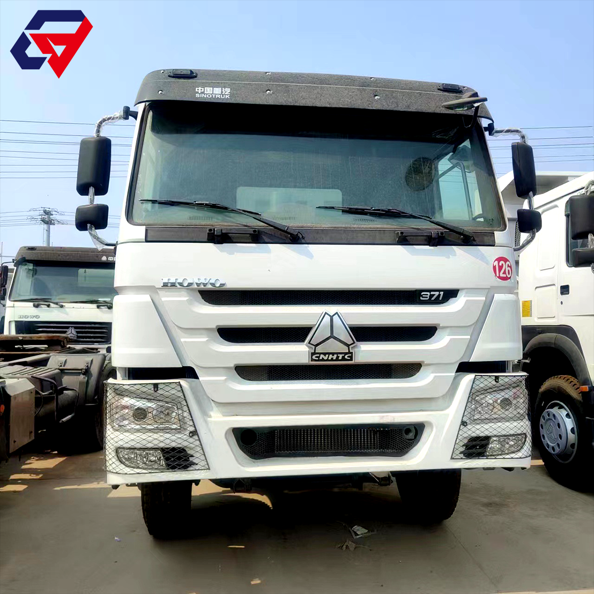 Exportation de camion malaxeur Sinotruk Howo 371 6x4