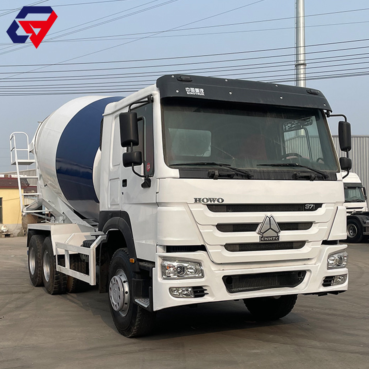 Exportation de camion malaxeur Sinotruk Howo 371 6x4