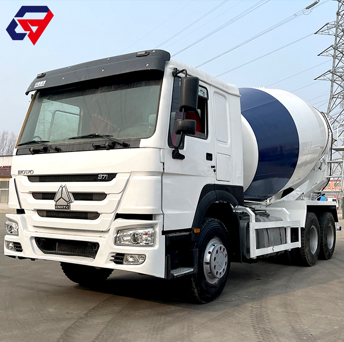 Exportation de camion malaxeur Sinotruk Howo 371 6x4