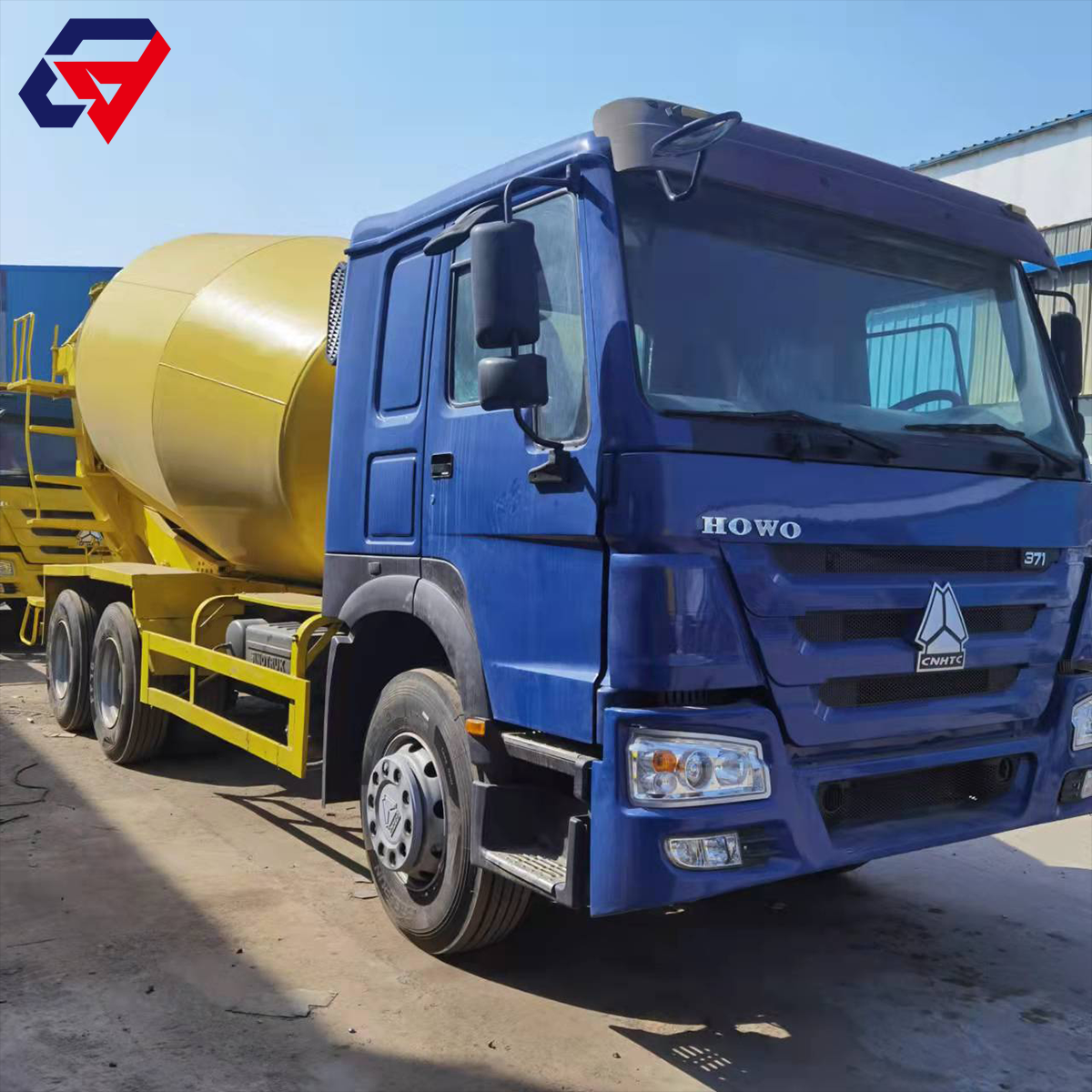 Exportation de camion malaxeur Sinotruk Howo 371 6x4