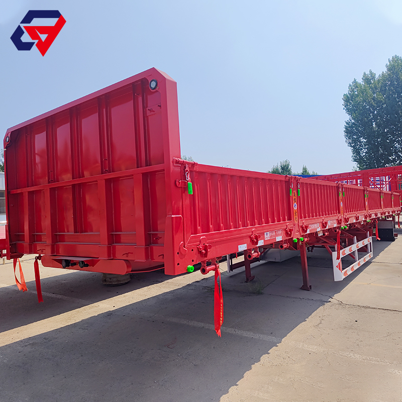 3 essieux 40-50t Semi-remorque basculante latérale