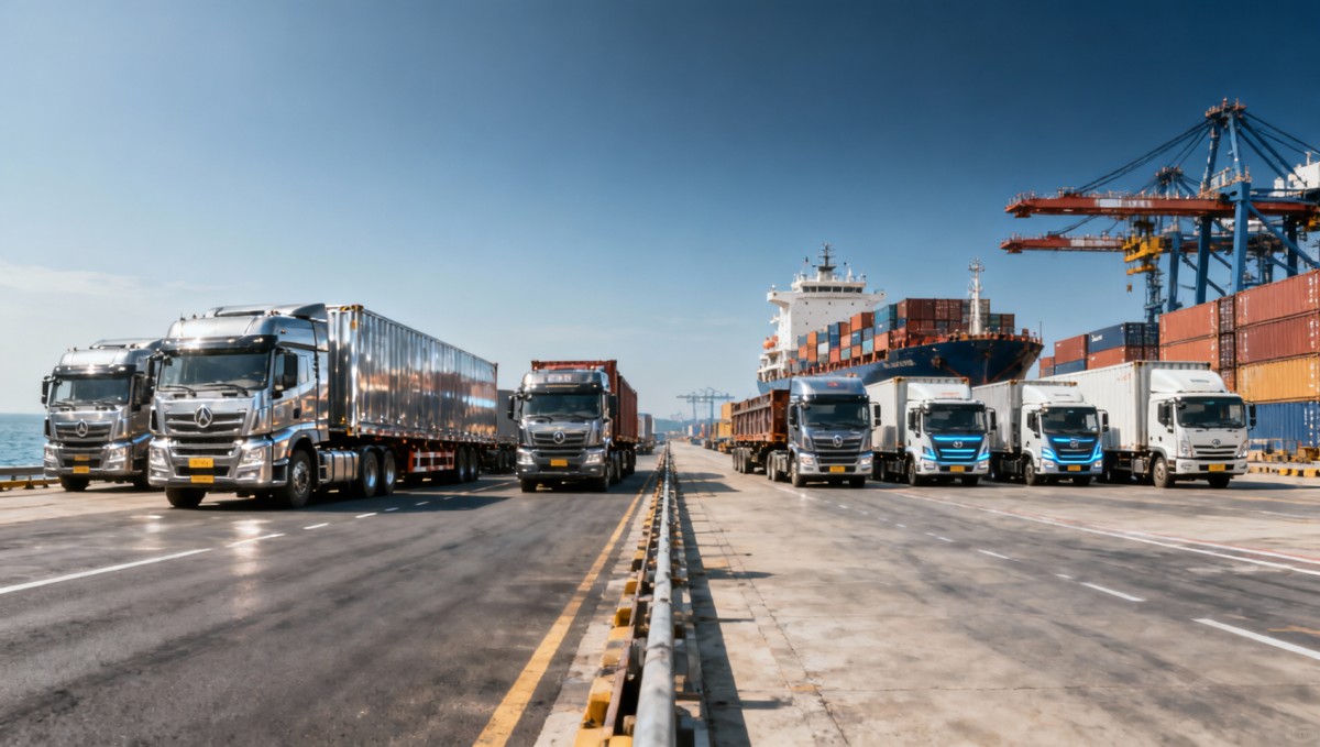 China Q1 Commercial Vehicle Exports Jump 50.28%