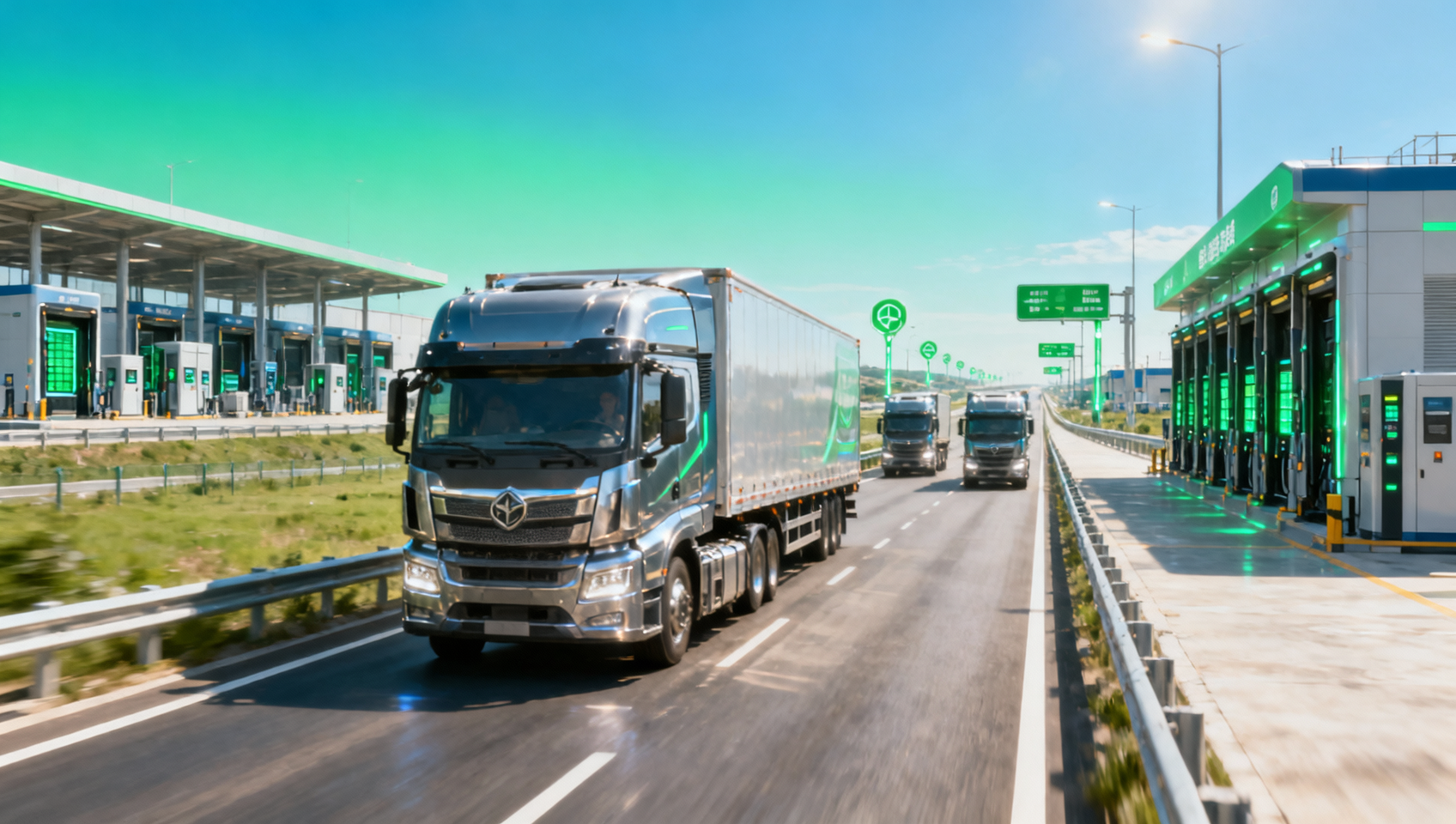 La Chine fixe un objectif 2030 pour les poids lourds à नई énergie