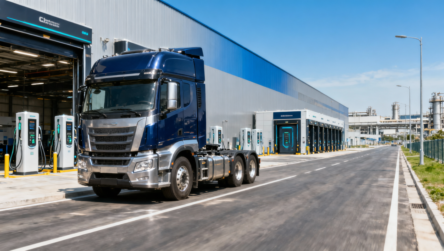 La Chine fixe un objectif de camions lourds NEV pour 2030, renforçant la préparation à l'exportation La Chine fixe un objectif de camions lourds NEV pour 2030, renforçant la préparation à l'exportation