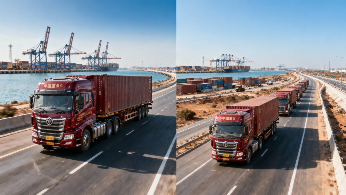 AU Launches AIFF as Chinese Heavy Trucks Tie Into Cross-Border Projects AU Launches AIFF as Chinese Heavy Trucks Tie Into Cross-Border Projects