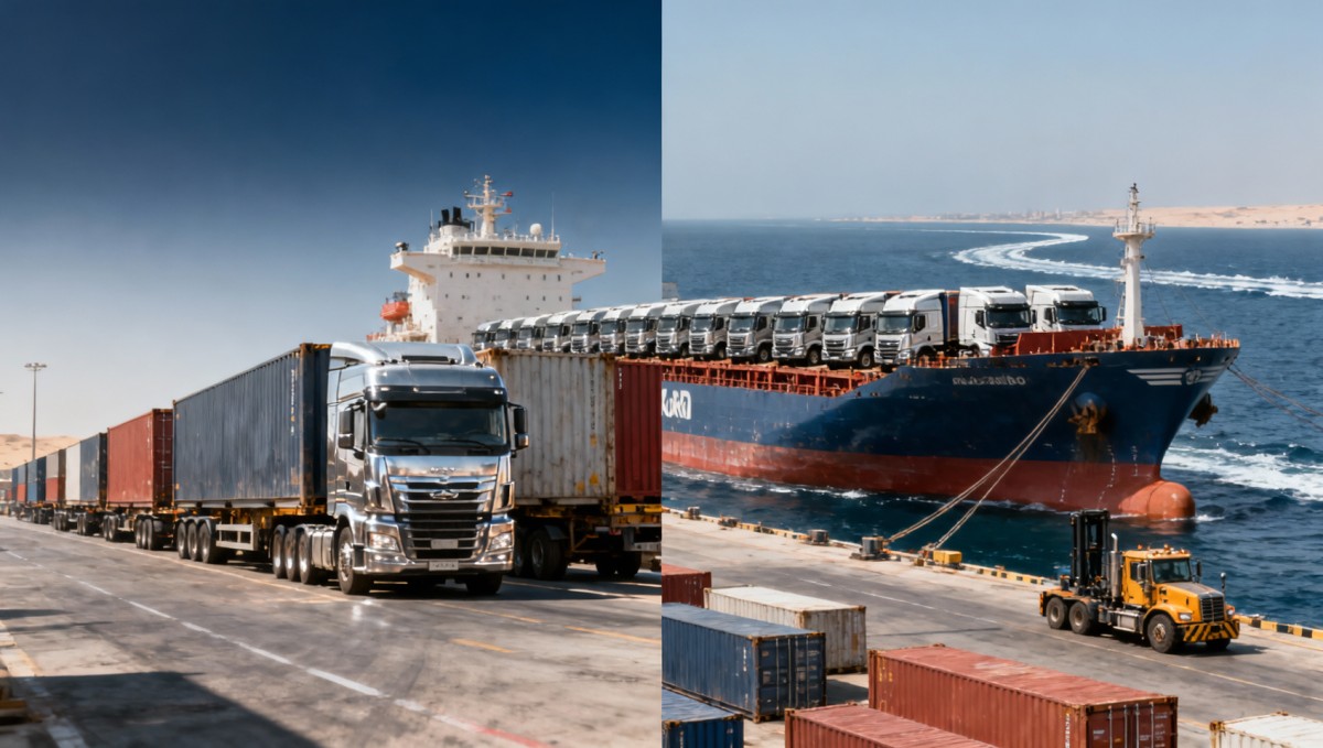 Red Sea Disruption Lifts RoRo Truck Rates 47%