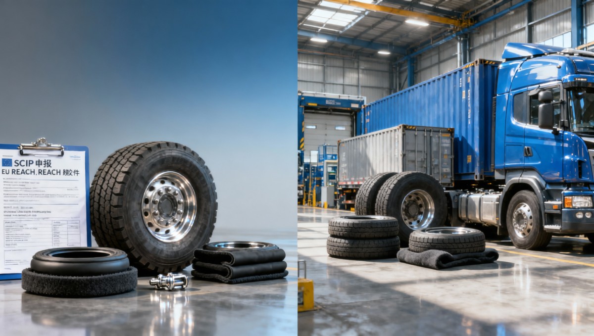 EU Adds SCIP Reporting Rule for Truck Rubber Parts
