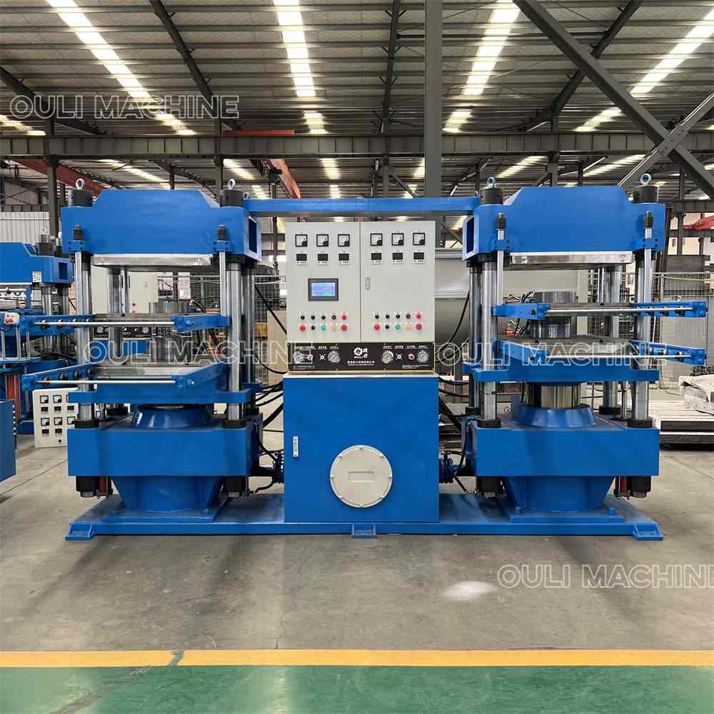 Column structure vulcanizing press machine