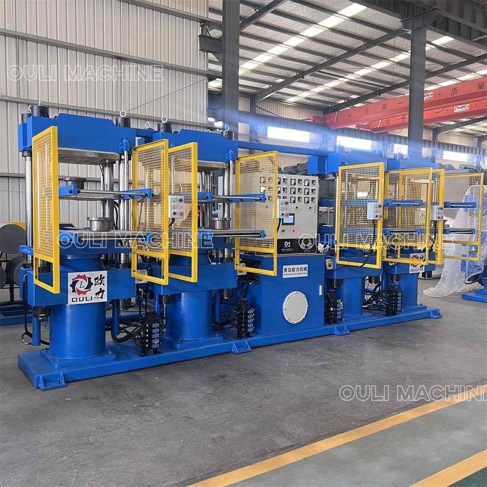 Column structure vulcanizing press machine