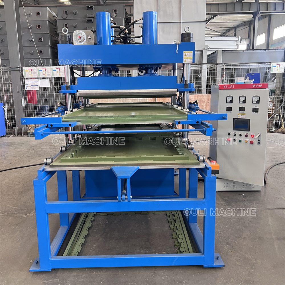 2 layers rubber tile press machine