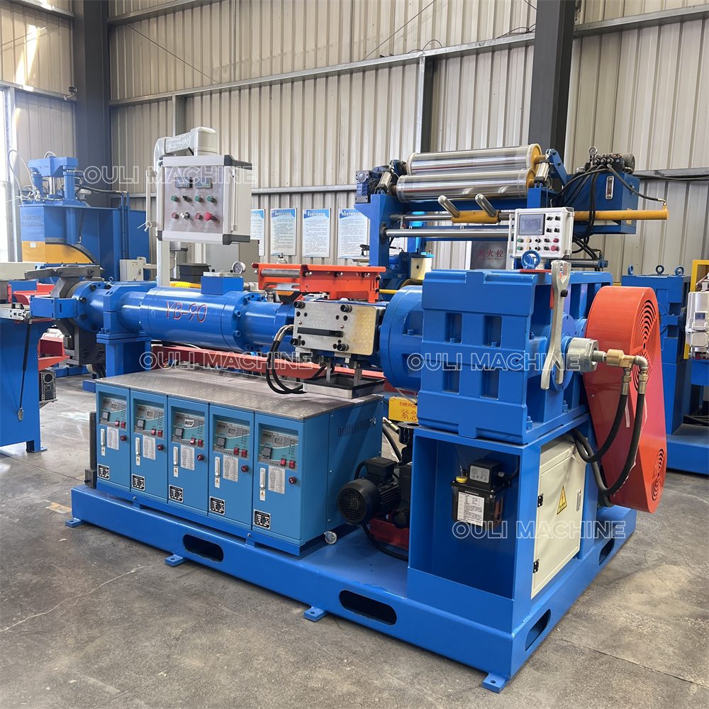 Vacuum Type rubber extruder machine