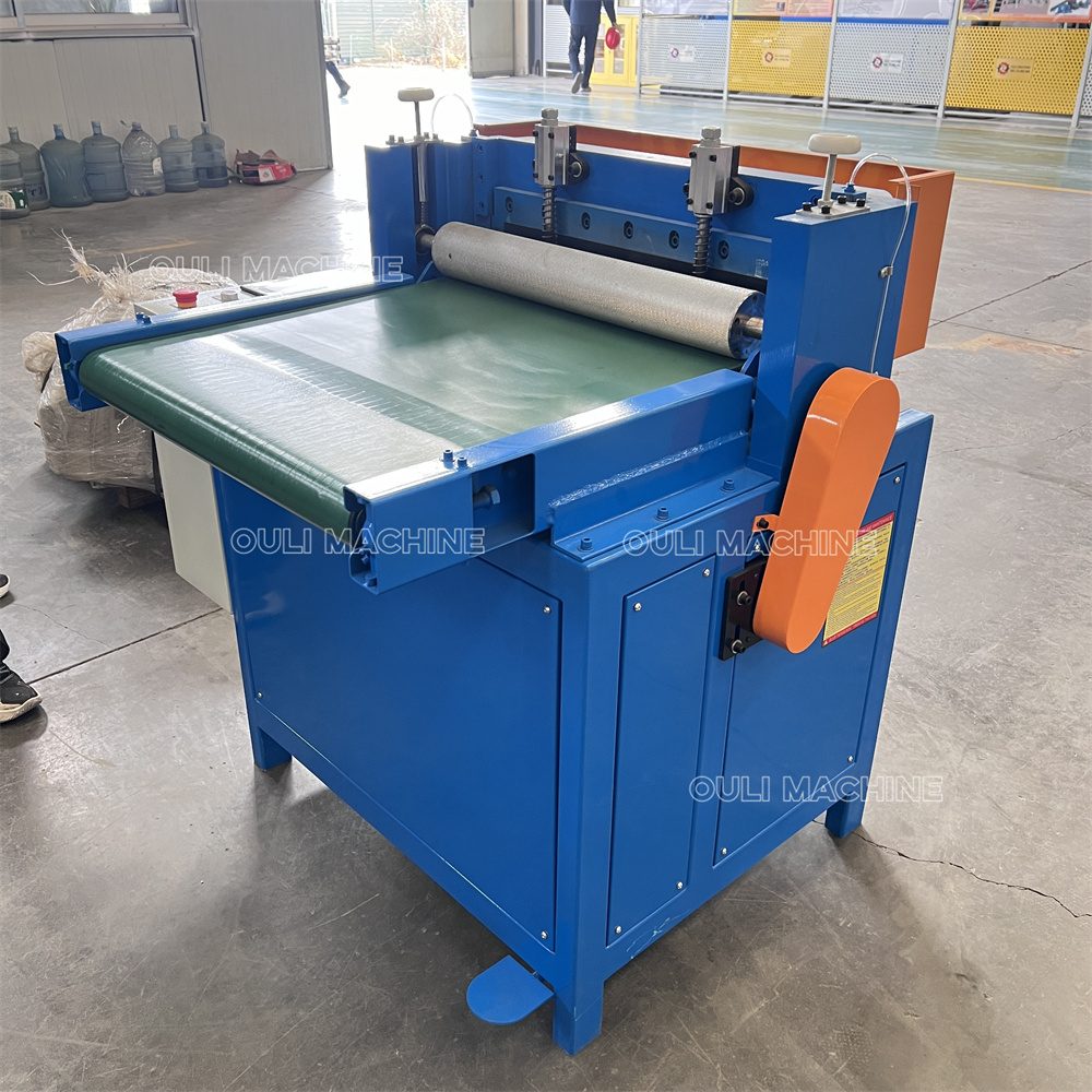 Rubber strip cutter machine