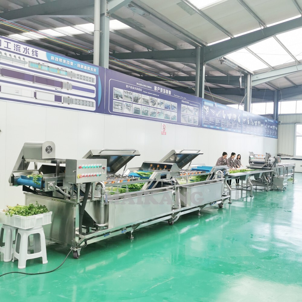 Laveuse de légumes à pulvérisation non destructive