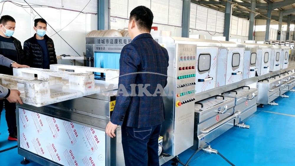 Lave-palette logistique