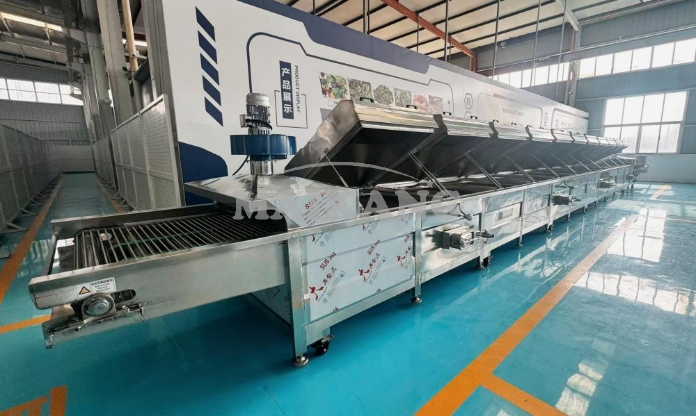 Machine à vapeur en tunnel