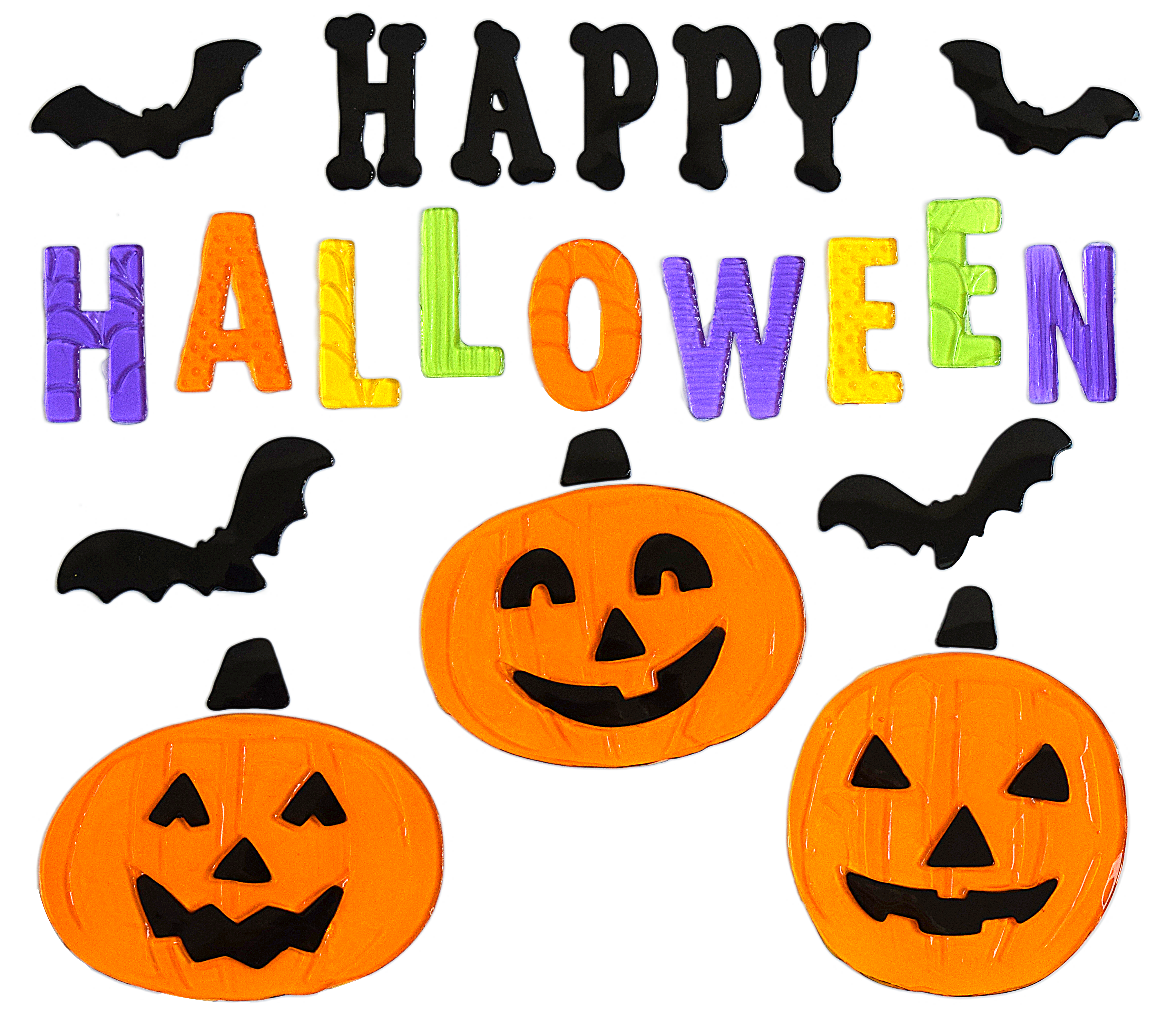 Pegatinas de gel para ventanas de Halloween: fantasmas, calabazas, murciélagos, brujas, gatos, Boo, sangre, decoraciones para fiestas en casa y ventanas
