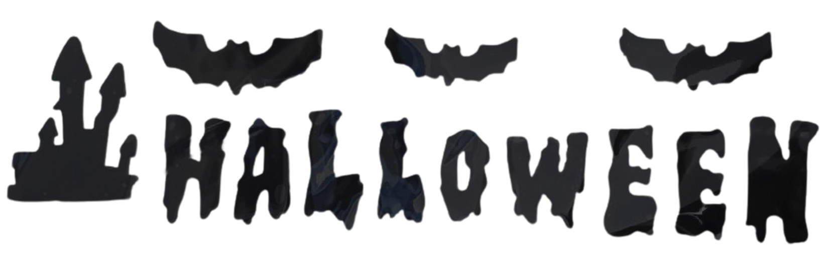 Adhesivos de gel para ventanas de Halloween fantasma calabaza murciélago bruja gato Boo sangre pegatinas decorativas para decoraciones de ventanas de Halloween en el hogar y fiestas