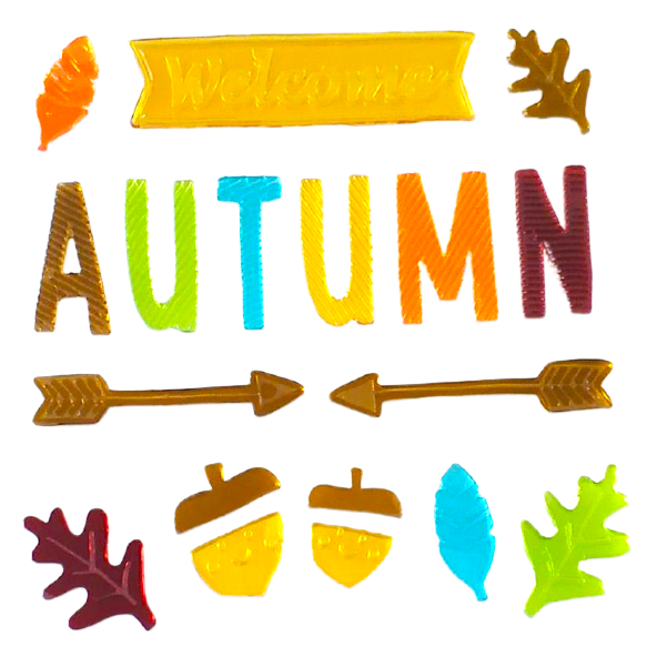 6 hojas de adhesivos de gel otoñales para ventanas de vidrio, adhesivos de gel de otoño y Acción de Gracias, hojas de Hola otoño, calabaza para decoración de ventanas de vacaciones de otoño