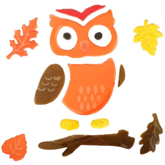6 hojas de adhesivos de gel otoñales para ventanas de vidrio, adhesivos de gel de otoño y Acción de Gracias, hojas de Hola otoño, calabaza para decoración de ventanas de vacaciones de otoño