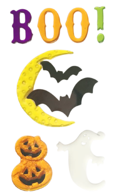 Adhesivos de gel para ventanas de Halloween fantasma calabaza murciélago bruja gato Boo sangre pegatinas decorativas para decoraciones de ventanas de Halloween en el hogar y fiestas