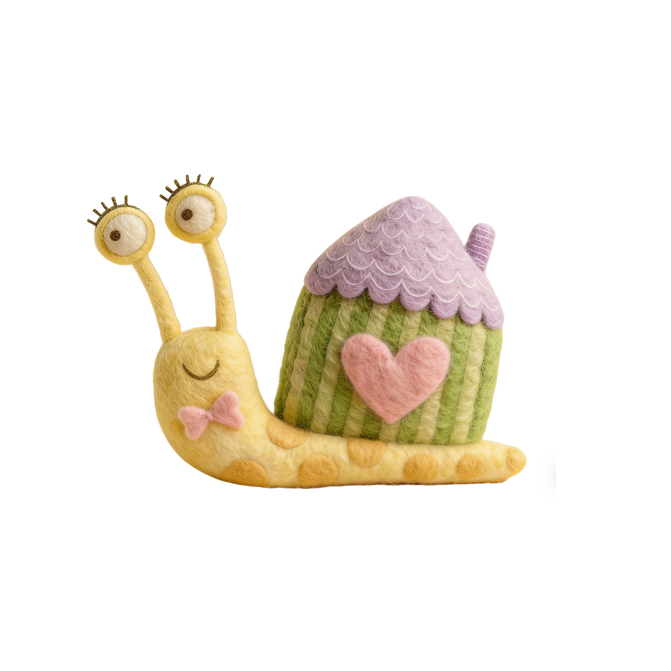 Kit de afieltrado con aguja de caracol casa caprichoso, set de manualidades de fieltro de lana DIY con herramientas, esterilla de espuma e instrucciones, kit de muñeco de animal apto para principiantes, decoración del hogar hecha a mano o regalo para adultos, niños y amantes de la fantasía